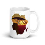 I AM AFRICA White Glossy Mug