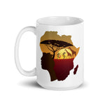 I AM AFRICA White Glossy Mug